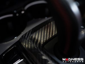 Alfa Romeo Giulia Shift Gate Trim Panel - Carbon Fiber - 2020+ - Feroce Carbon